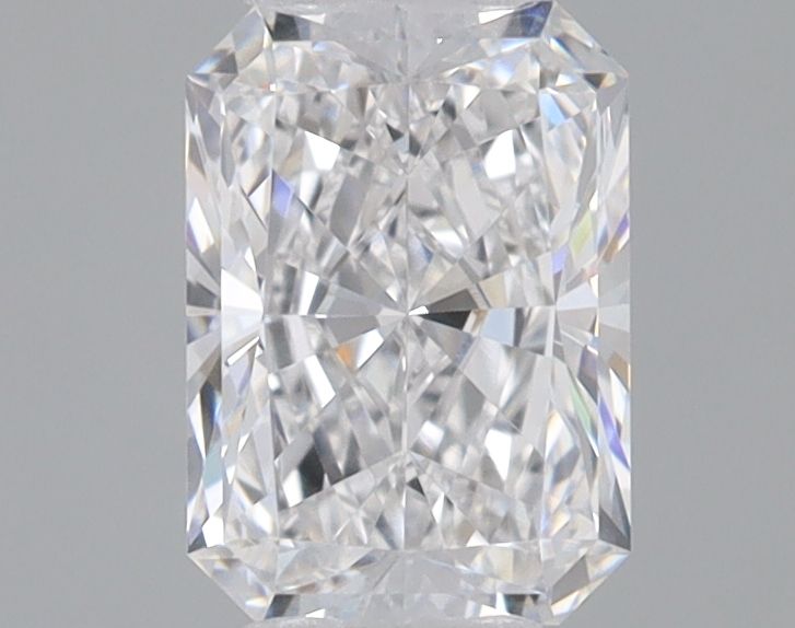 0.76 Carat Radiant Lab Diamond with  Cut Diamond in 14KT  view 1
