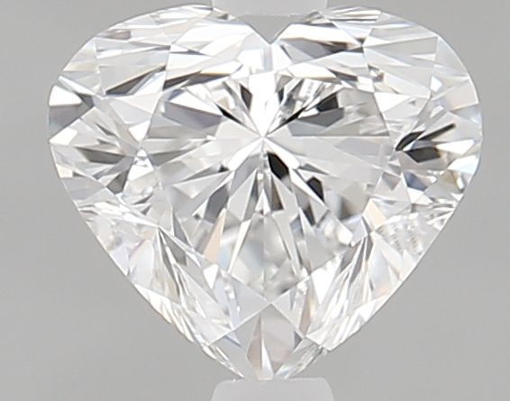 1.0 Carat Heart Lab Diamond with  Cut Diamond in 14KT  view 1
