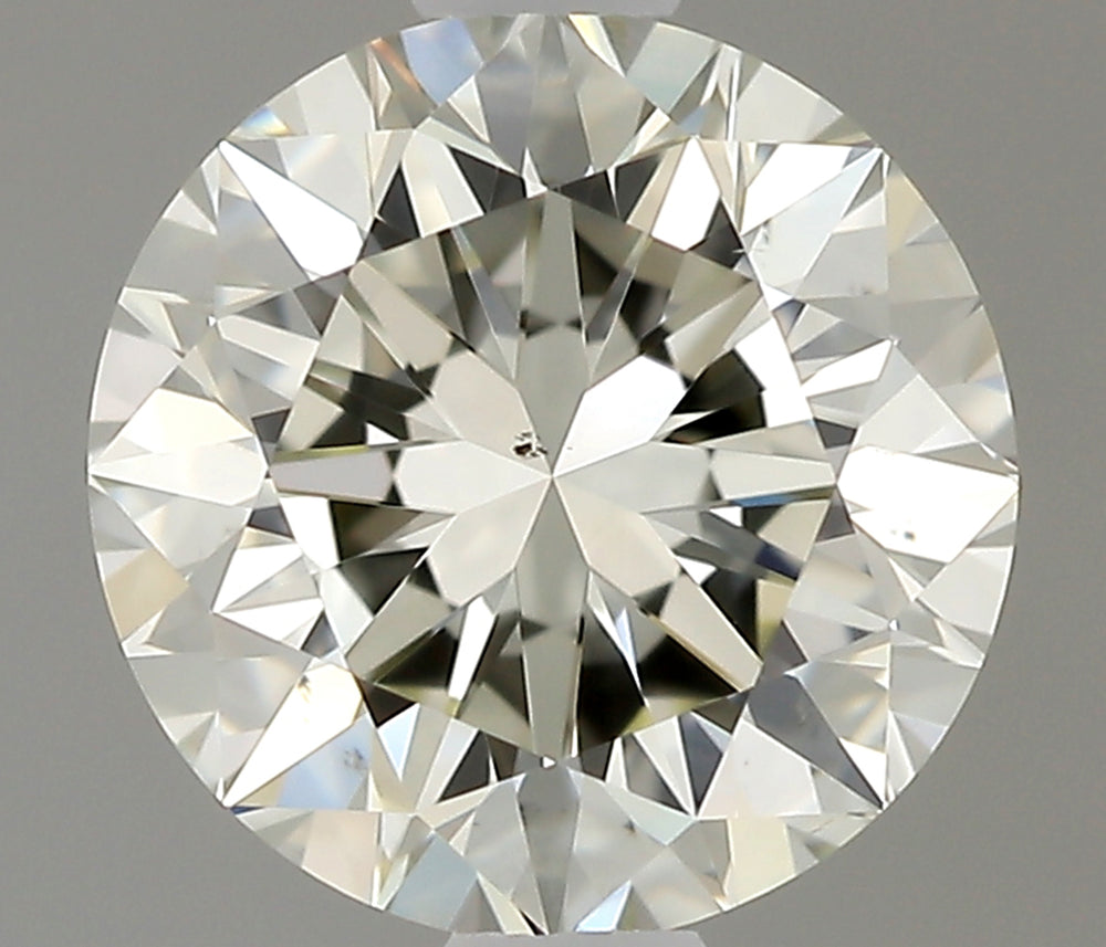 0.81 Carat Round Natural Diamond with  Cut Diamond in 14KT  view 1

