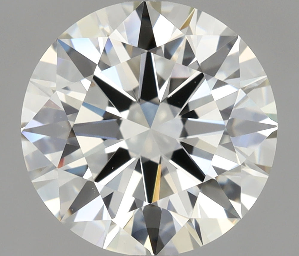 2.13 Carat Round Natural Diamond with  Cut Diamond in 14KT  view 1

