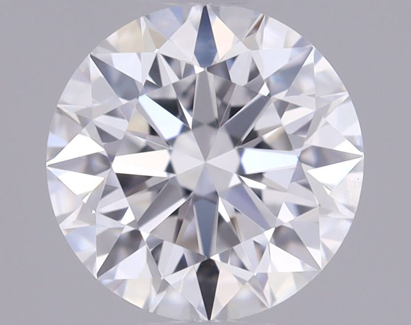 0.5 Carat Round Lab Diamond with  Cut Diamond in 14KT  view 1
