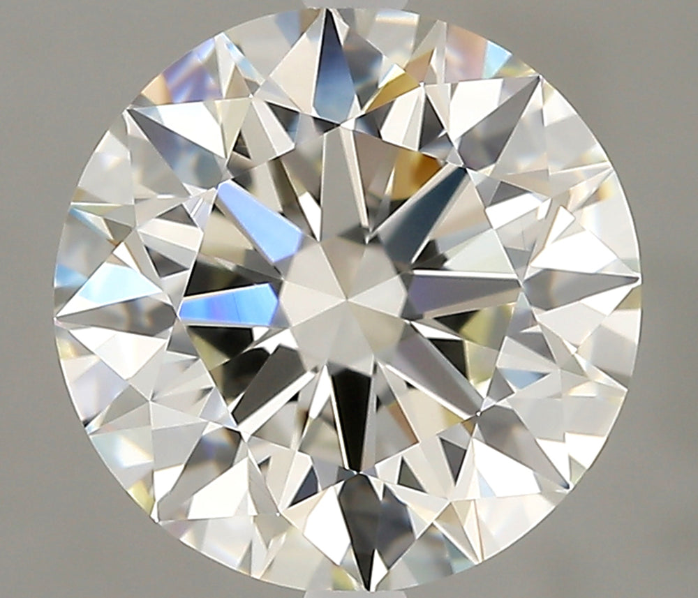 3.11 Carat Round Natural Diamond with  Cut Diamond in 14KT  view 1

