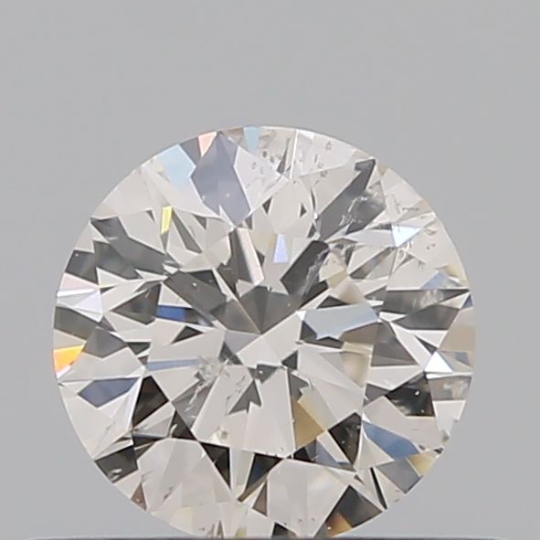 0.4 Carat Round Natural Diamond with  Cut Diamond in 14KT  view 1
