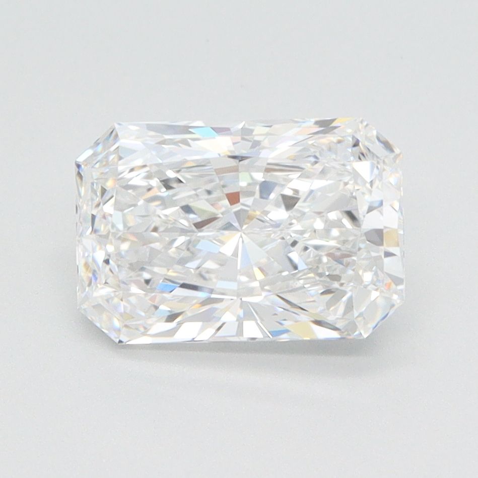 1.54 Carat Radiant Lab Diamond with  Cut Diamond in 14KT  view 1
