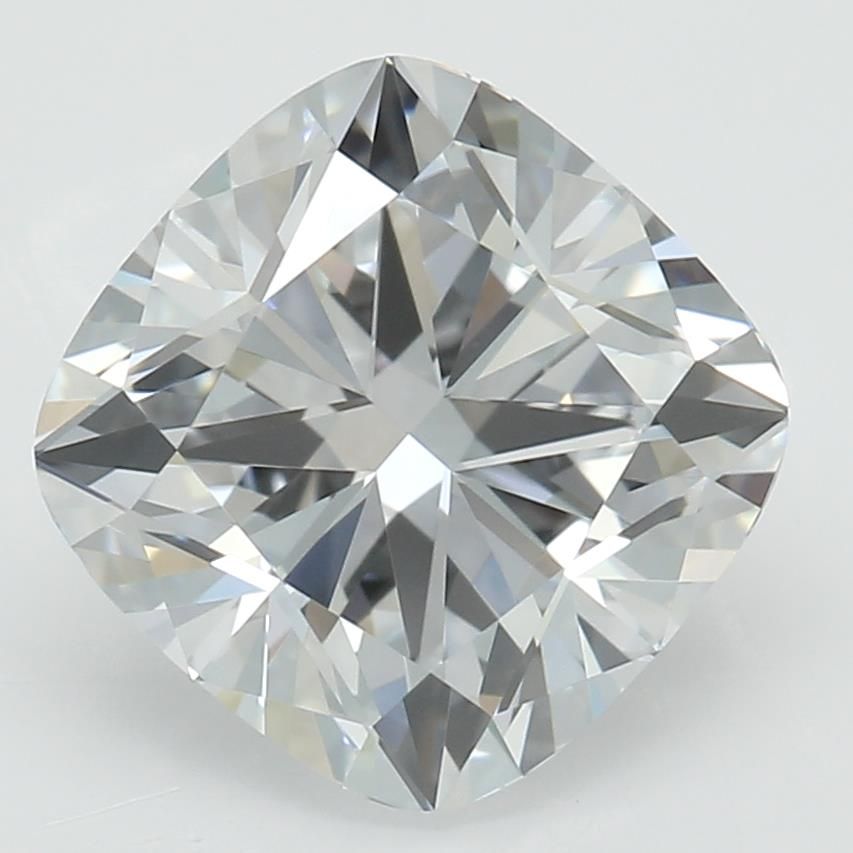 1.76 Carat Cushion Lab Diamond with  Cut Diamond in 14KT  view 1
