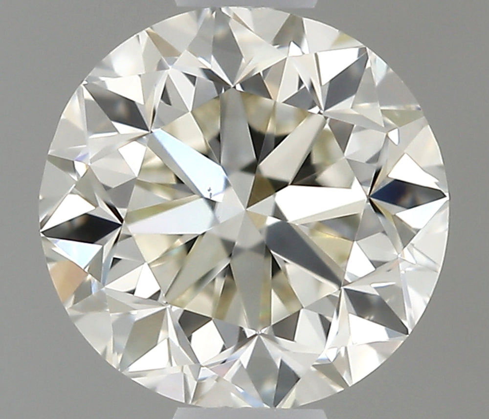 0.7 Carat Round Natural Diamond with  Cut Diamond in 14KT  view 1
