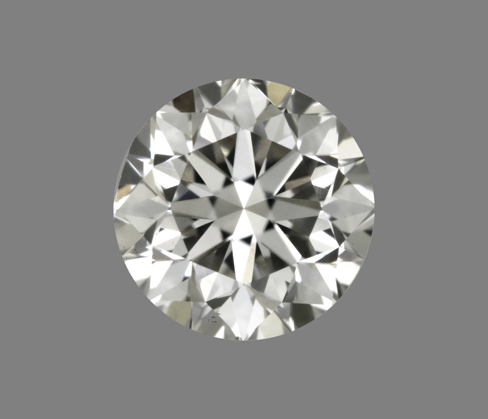 0.3 Carat Round Natural Diamond with  Cut Diamond in 14KT  view 1
