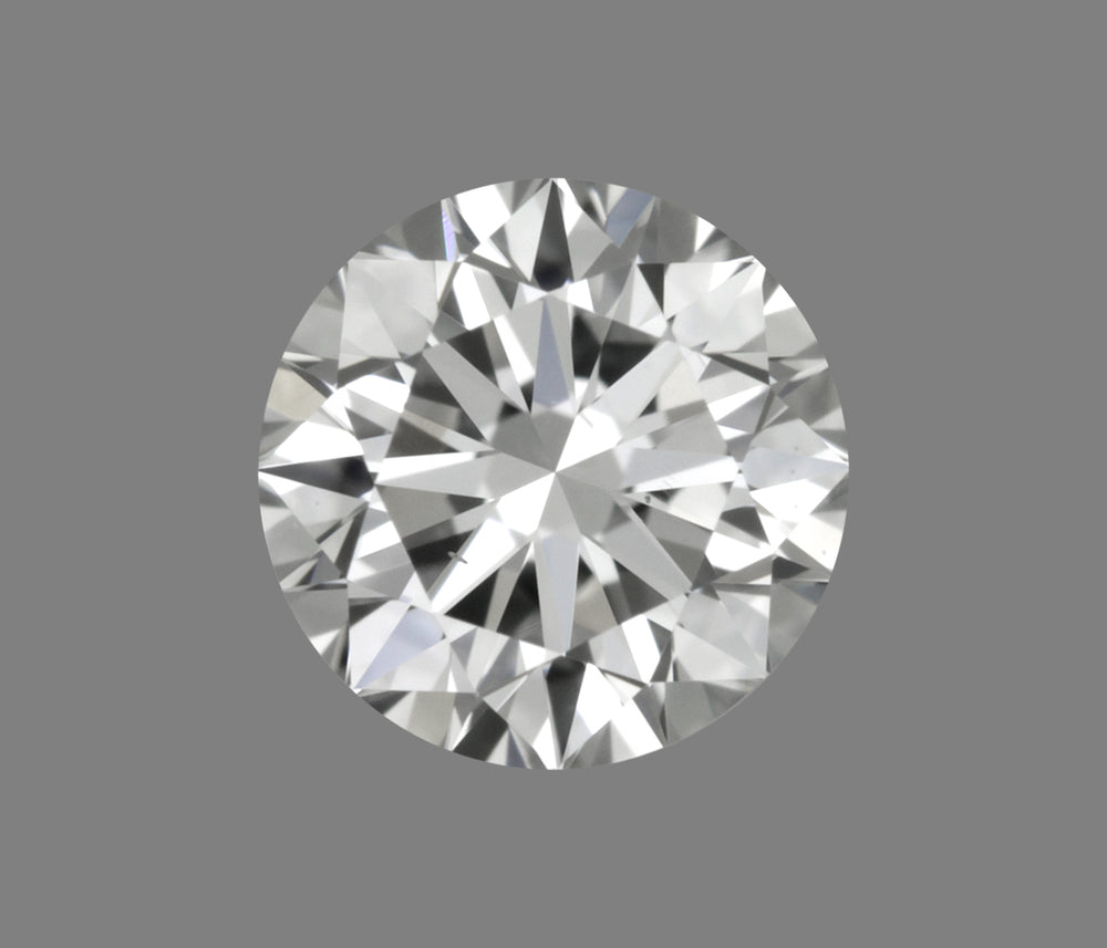 0.3 Carat Round Natural Diamond with  Cut Diamond in 14KT  view 1
