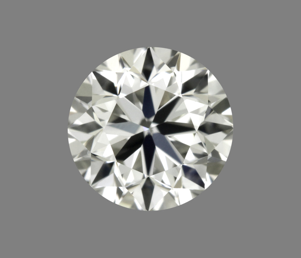 0.3 Carat Round Natural Diamond with  Cut Diamond in 14KT  view 1
