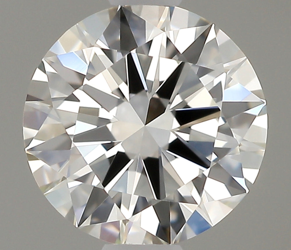 0.52 Carat Round Natural Diamond with  Cut Diamond in 14KT  view 1
