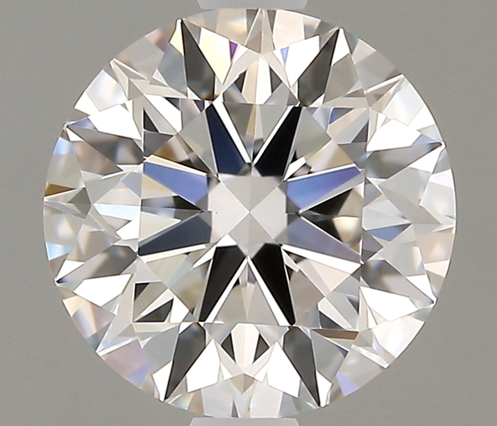 1.17 Carat Round Natural Diamond with  Cut Diamond in 14KT  view 1
