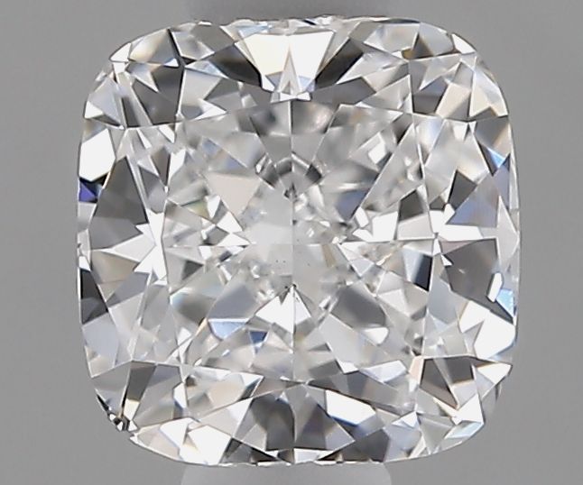 1.0 Carat CUSHION Natural Diamond with  Cut Diamond in 14KT  view 1
