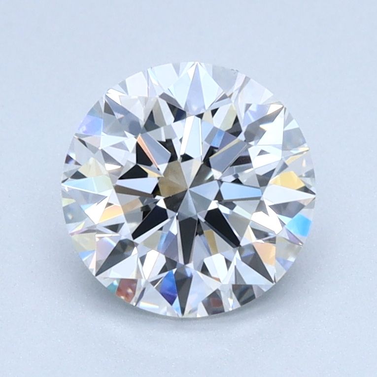 1.23 Carat Round Lab Diamond with  Cut Diamond in 14KT  view 1
