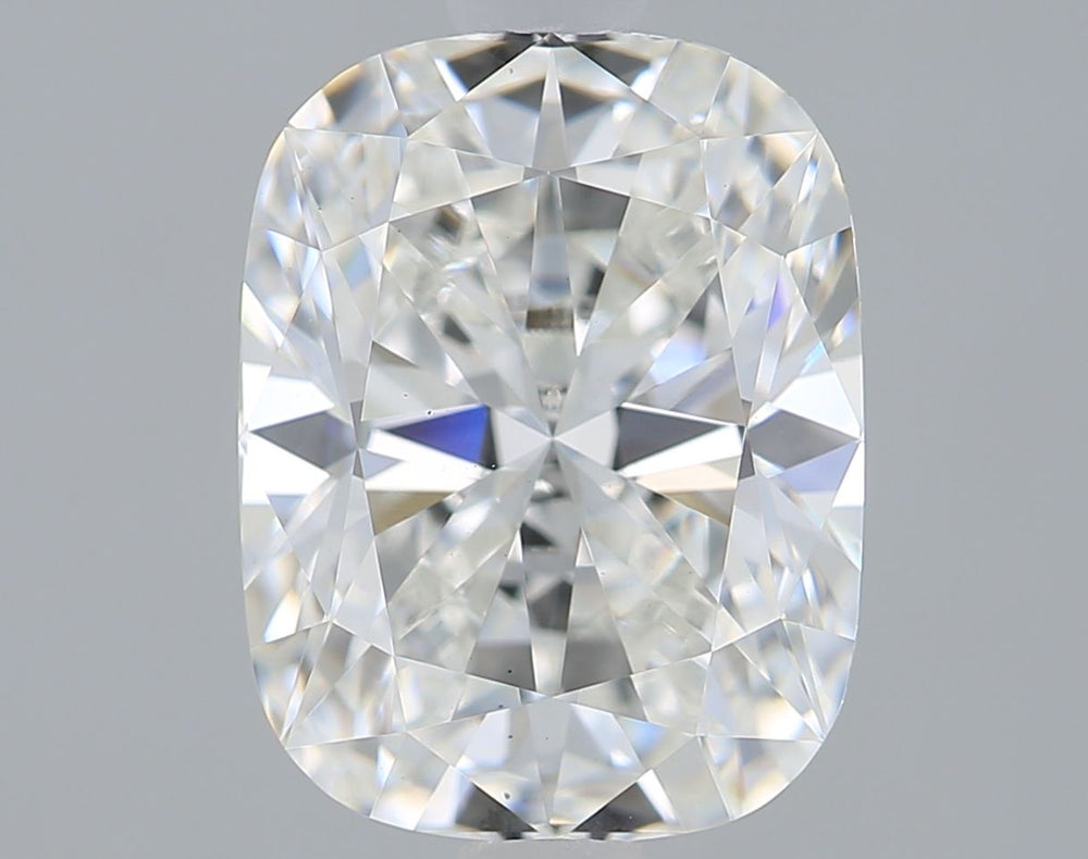 2.11 Carat Cushion Lab Diamond with  Cut Diamond in 14KT  view 1

