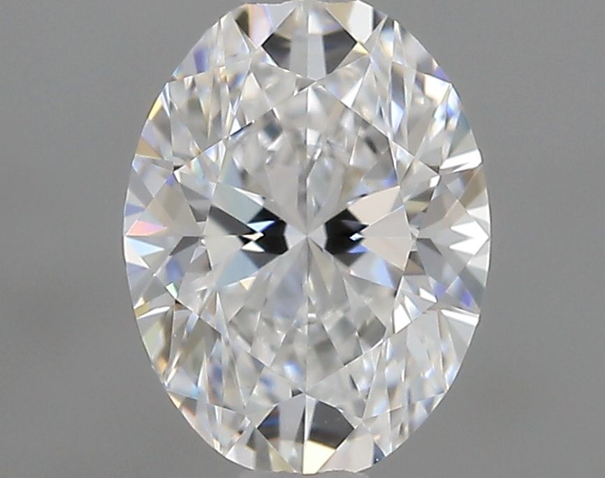 0.45 Carat Oval Natural Diamond with  Cut Diamond in 14KT  view 1
