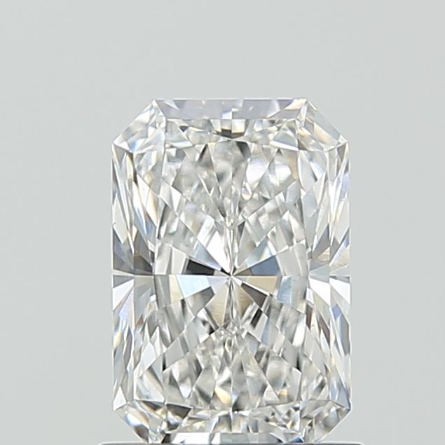 1.23 Carat Radiant Lab Diamond with  Cut Diamond in 14KT  view 1
