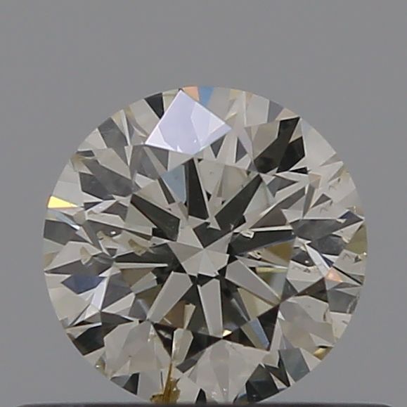 0.4 Carat Round natural Diamond with  Cut Diamond in 14KT  view 1

