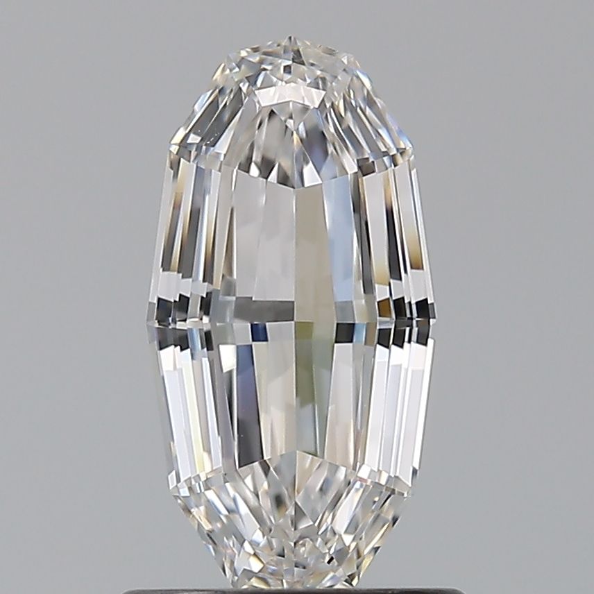 0.9 Carat Oval Natural Diamond with  Cut Diamond in 14KT  view 1
