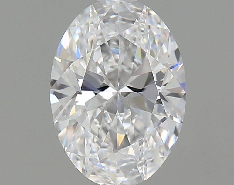 3.03 Carat Oval Lab Diamond with  Cut Diamond in 14KT  view 1
