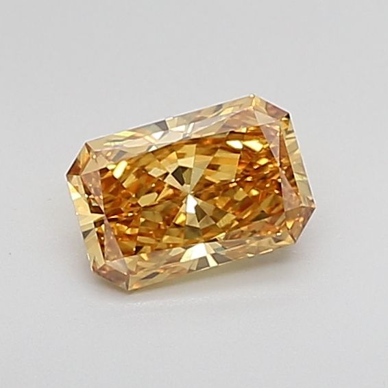 1.02 Carat Radiant Lab Diamond with  Cut Diamond in 14KT  view 1
