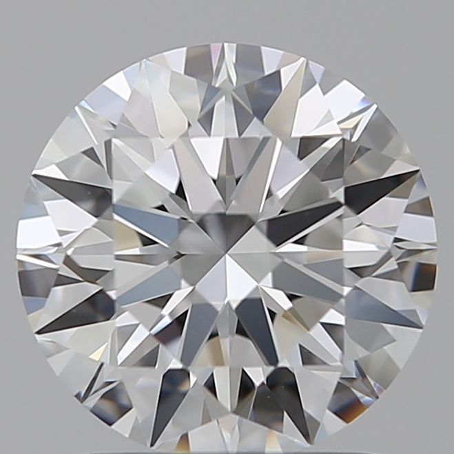 1.52 Carat Round Lab Diamond with  Cut Diamond in 14KT  view 1
