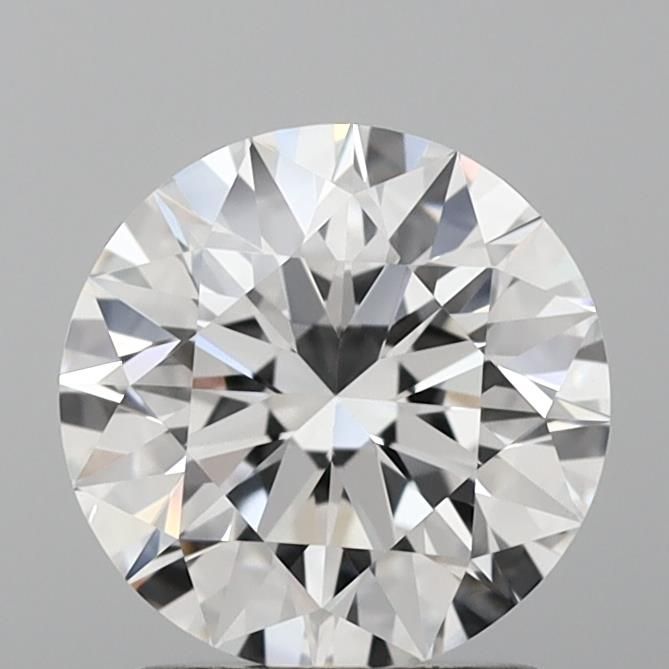 1.61 Carat Round Lab Diamond with  Cut Diamond in 14KT  view 1
