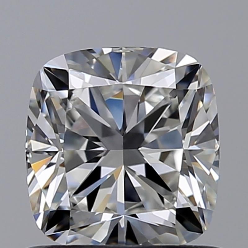 0.81 Carat CUSHION Natural Diamond with  Cut Diamond in 14KT  view 1
