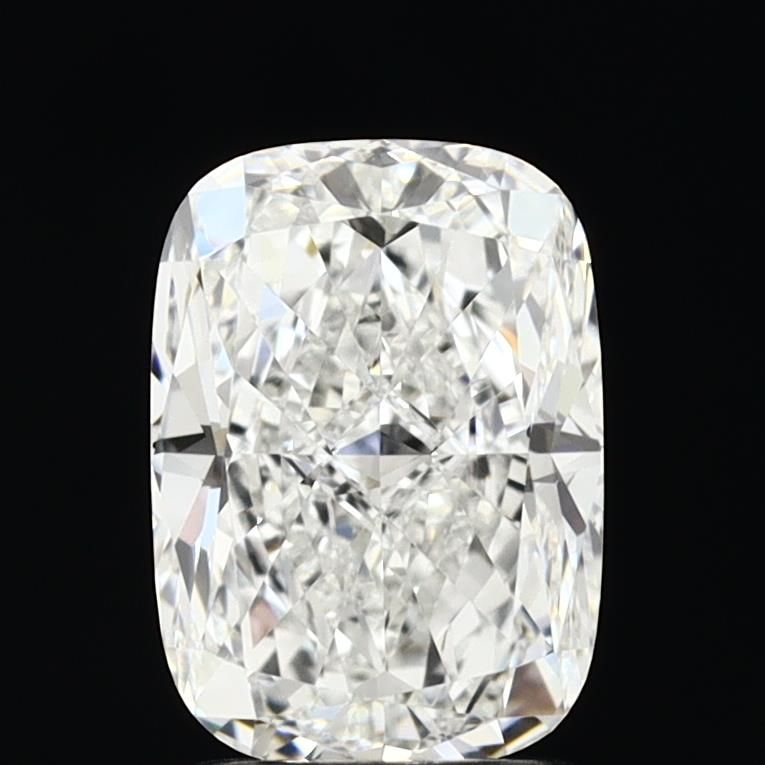 2.02 Carat Cushion Lab Diamond with  Cut Diamond in 14KT  view 1
