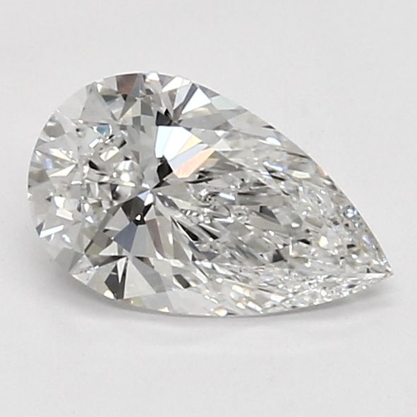 1.11 Carat Pear Lab Diamond with  Cut Diamond in 14KT  view 1
