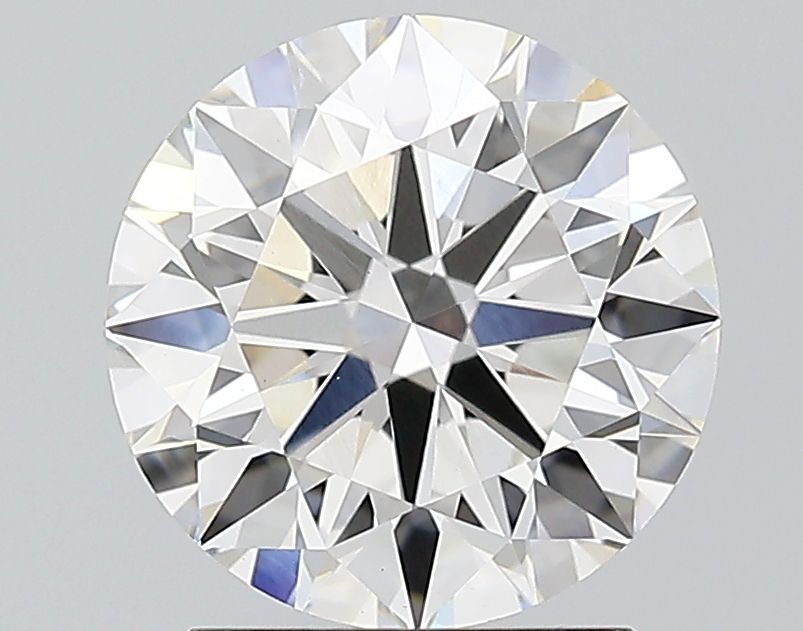 2.01 Carat Round Lab Diamond with  Cut Diamond in 14KT  view 1
