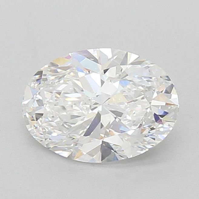 2.01 Carat Oval Lab Diamond with  Cut Diamond in 14KT  view 1
