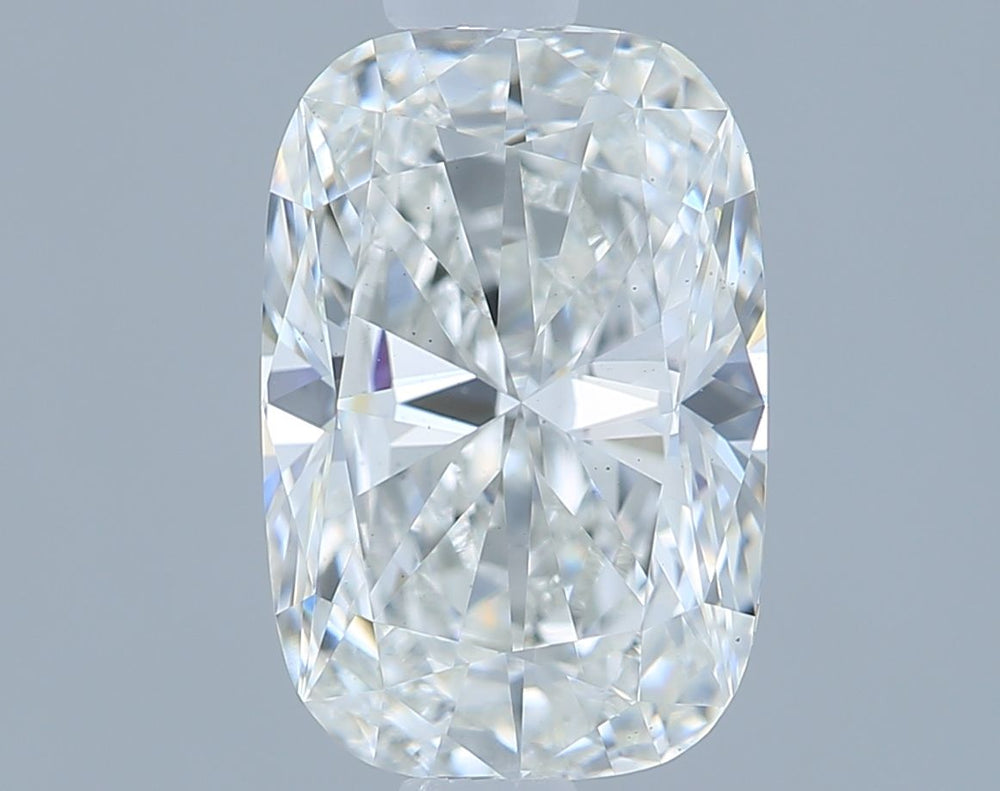 1.54 Carat Cushion Lab Diamond with  Cut Diamond in 14KT  view 1
