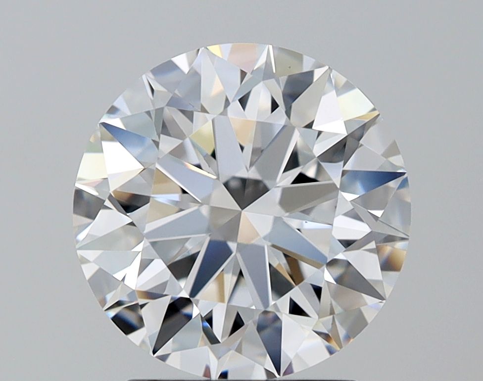 1.87 Carat Round Lab Diamond with  Cut Diamond in 14KT  view 1

