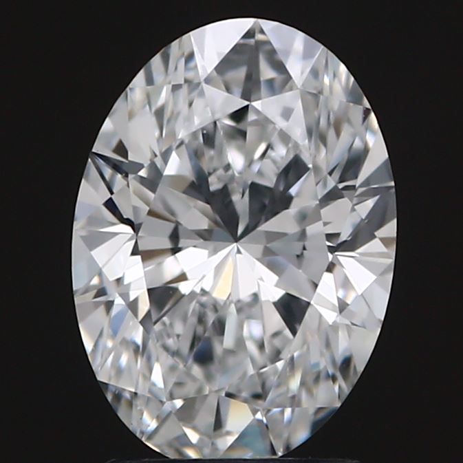 2.02 Carat Oval Lab Diamond with  Cut Diamond in 14KT  view 1

