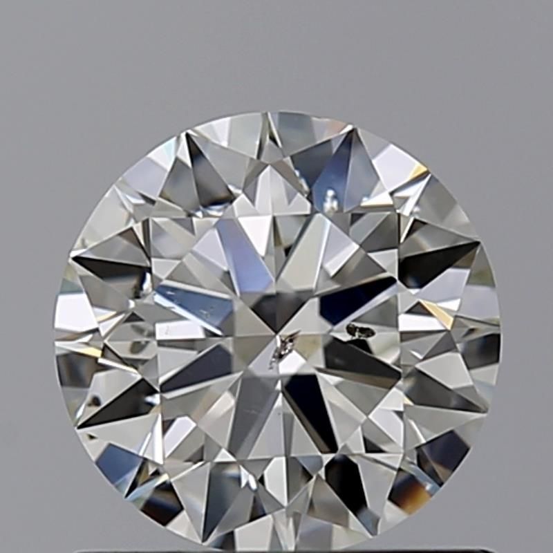 0.9 Carat Round Natural Diamond with  Cut Diamond in 14KT  view 1
