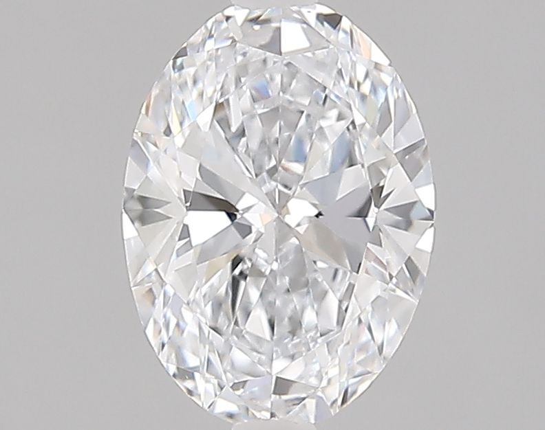 1.46 Carat Oval Lab Diamond with  Cut Diamond in 14KT  view 1
