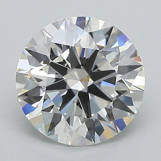 1.59 Carat Round Lab Diamond with  Cut Diamond in 14KT  view 1
