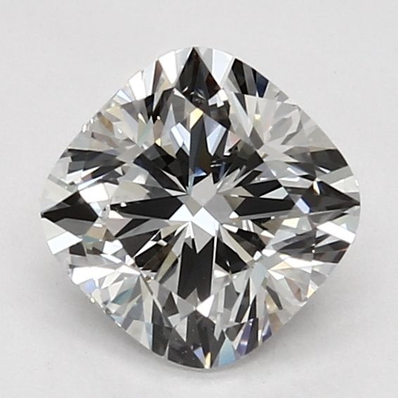 1.74 Carat Cushion Lab Diamond with  Cut Diamond in 14KT  view 1
