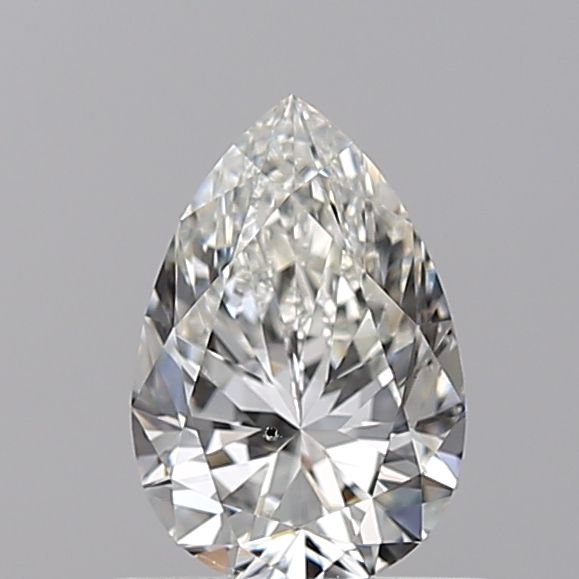 0.81 Carat Pear Natural Diamond with  Cut Diamond in 14KT  view 1
