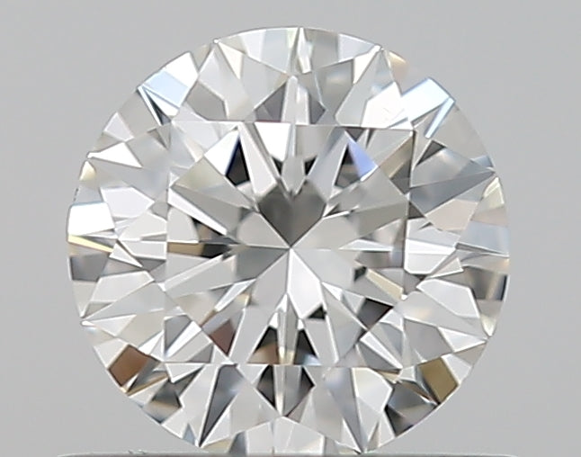 0.6 Carat Round Natural Diamond with  Cut Diamond in 14KT  view 1
