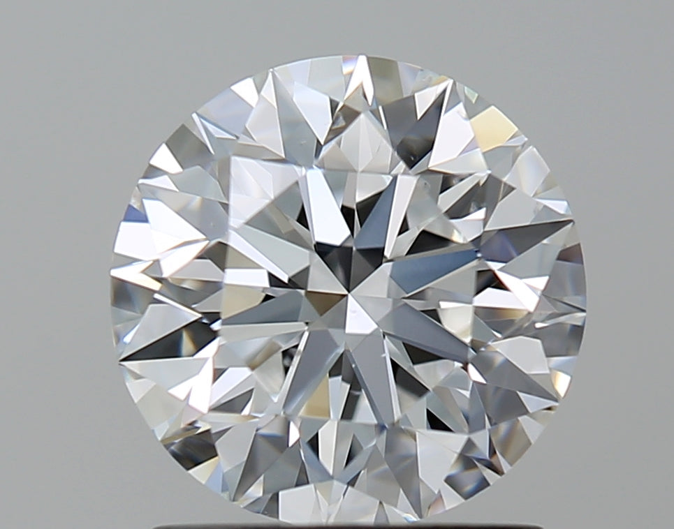 1.4 Carat Round Natural Diamond with  Cut Diamond in 14KT  view 1
