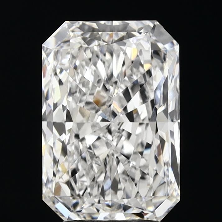3.04 Carat Radiant Lab Diamond with  Cut Diamond in 14KT  view 1
