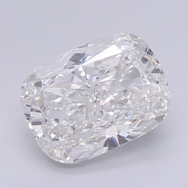 1.54 Carat Cushion Lab Diamond with  Cut Diamond in 14KT  view 1
