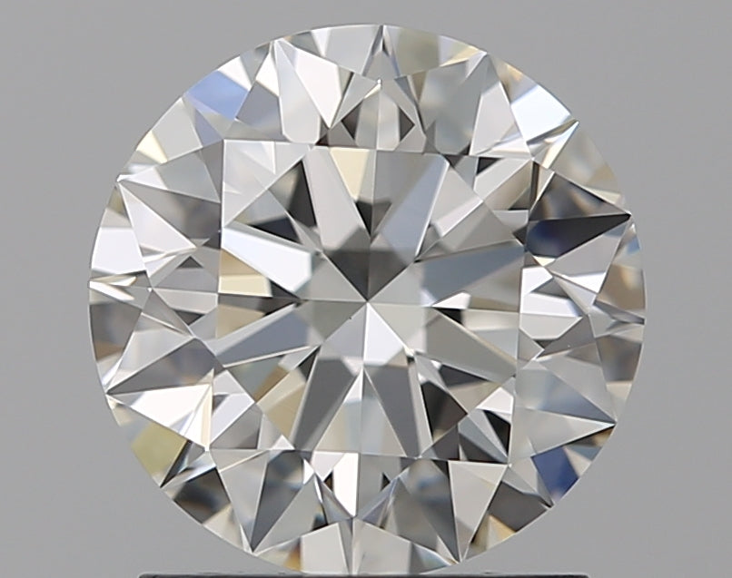 1.54 Carat Round Natural Diamond with  Cut Diamond in 14KT  view 1
