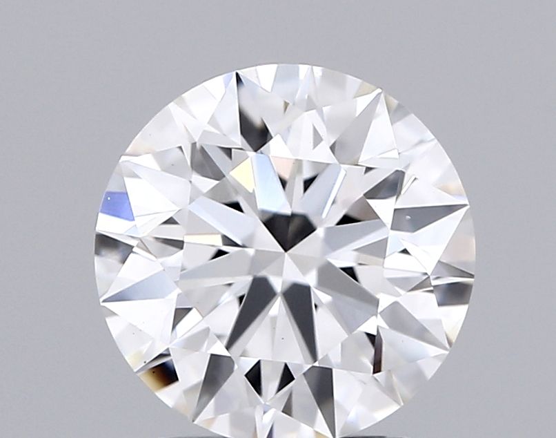 1.81 Carat Round Lab Diamond with  Cut Diamond in 14KT  view 1
