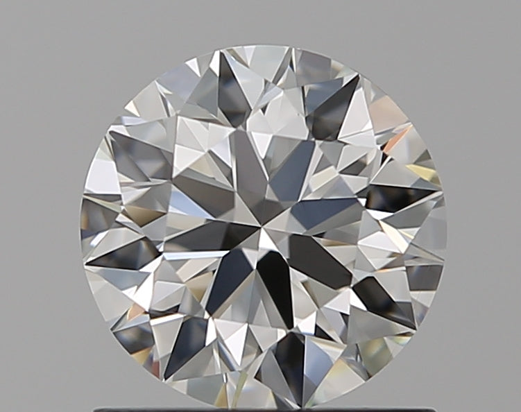 1.01 Carat Round Natural Diamond with  Cut Diamond in 14KT  view 1
