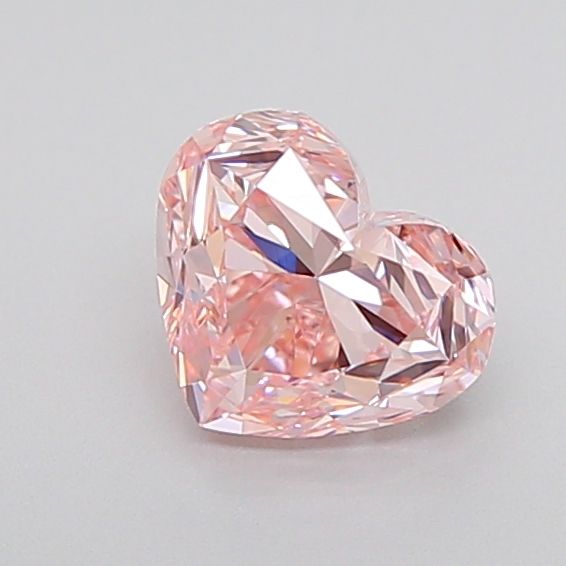 1.05 Carat Heart Lab Diamond with  Cut Diamond in 14KT  view 1
