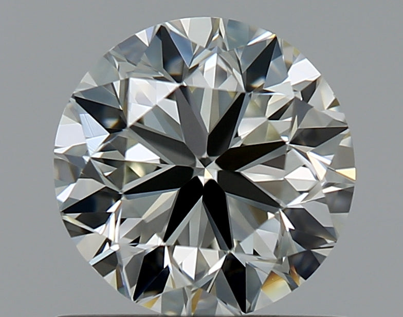 0.9 Carat Round Natural Diamond with  Cut Diamond in 14KT  view 1
