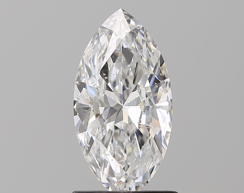 1.14 Carat Marquise Natural Diamond with  Cut Diamond in 14KT  view 1
