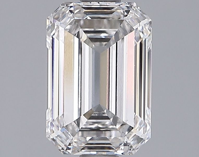 1.91 Carat Emerald Lab Diamond with  Cut Diamond in 14KT  view 1

